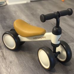 Retrospec Bicycles 6" Toddlers Balance Bike Eggshell Cricket Mini Kids