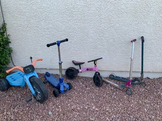 Scooters big wheel and balance bike