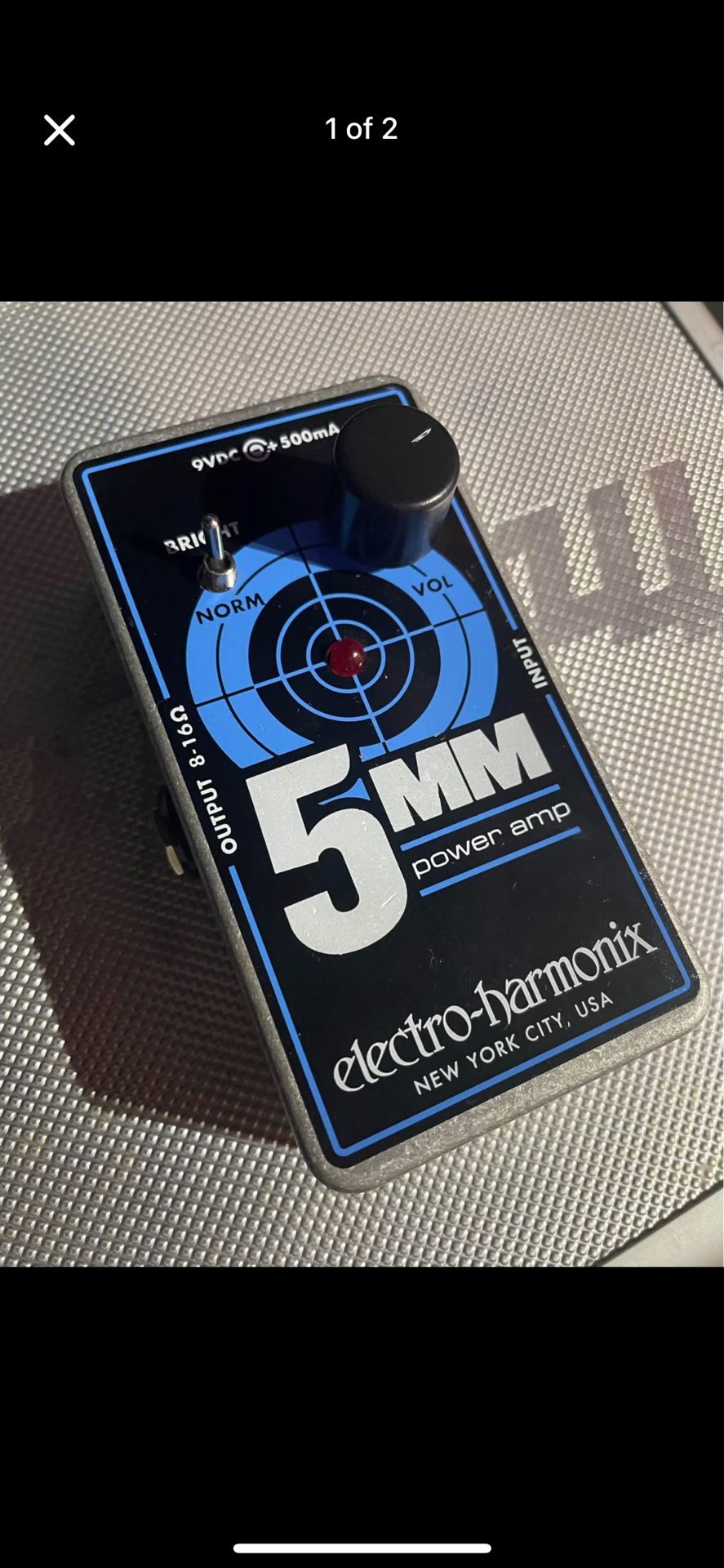 ギター Electro-Harmonix 5MM Power Amp 5MM | DISCONTINUED 2025 | Guitar Power Amp - Electro-Harmonix