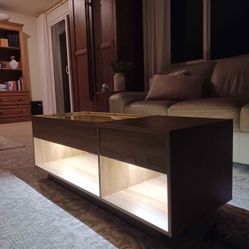 LED Glass Coffee Table Brand New