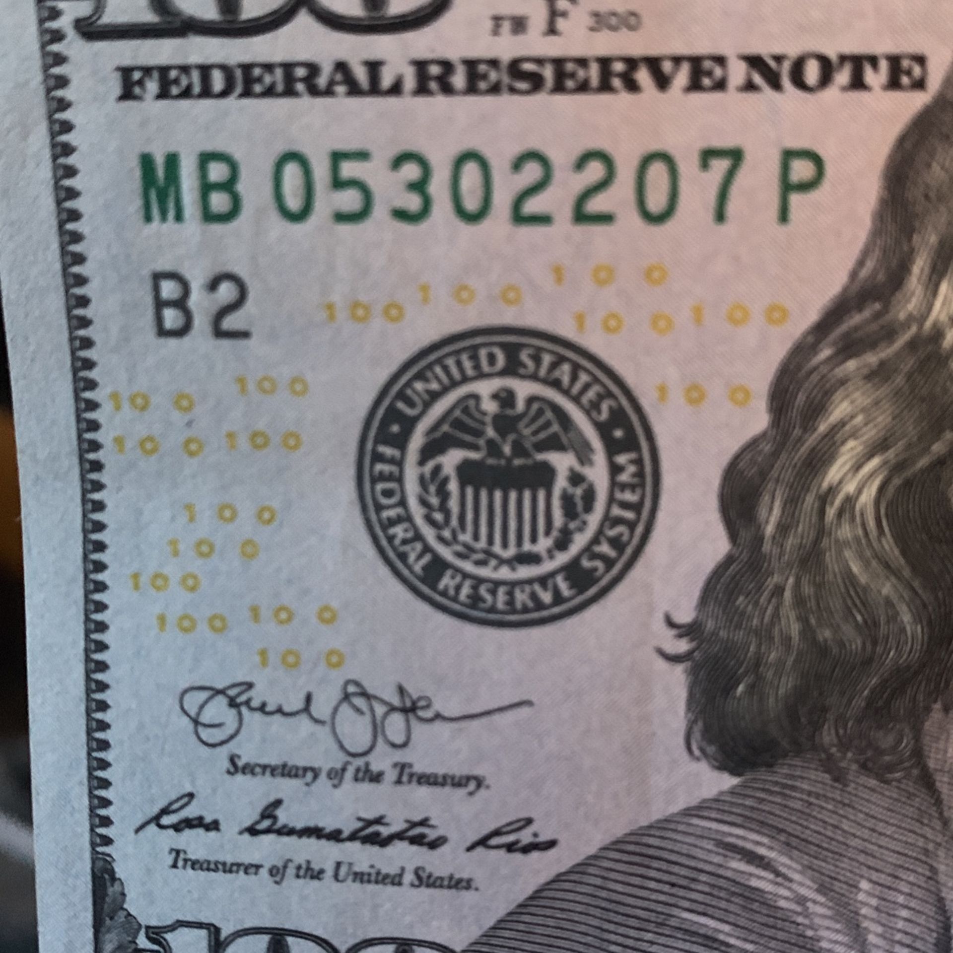 $100 Dollar Birthday Bill May 30 /22