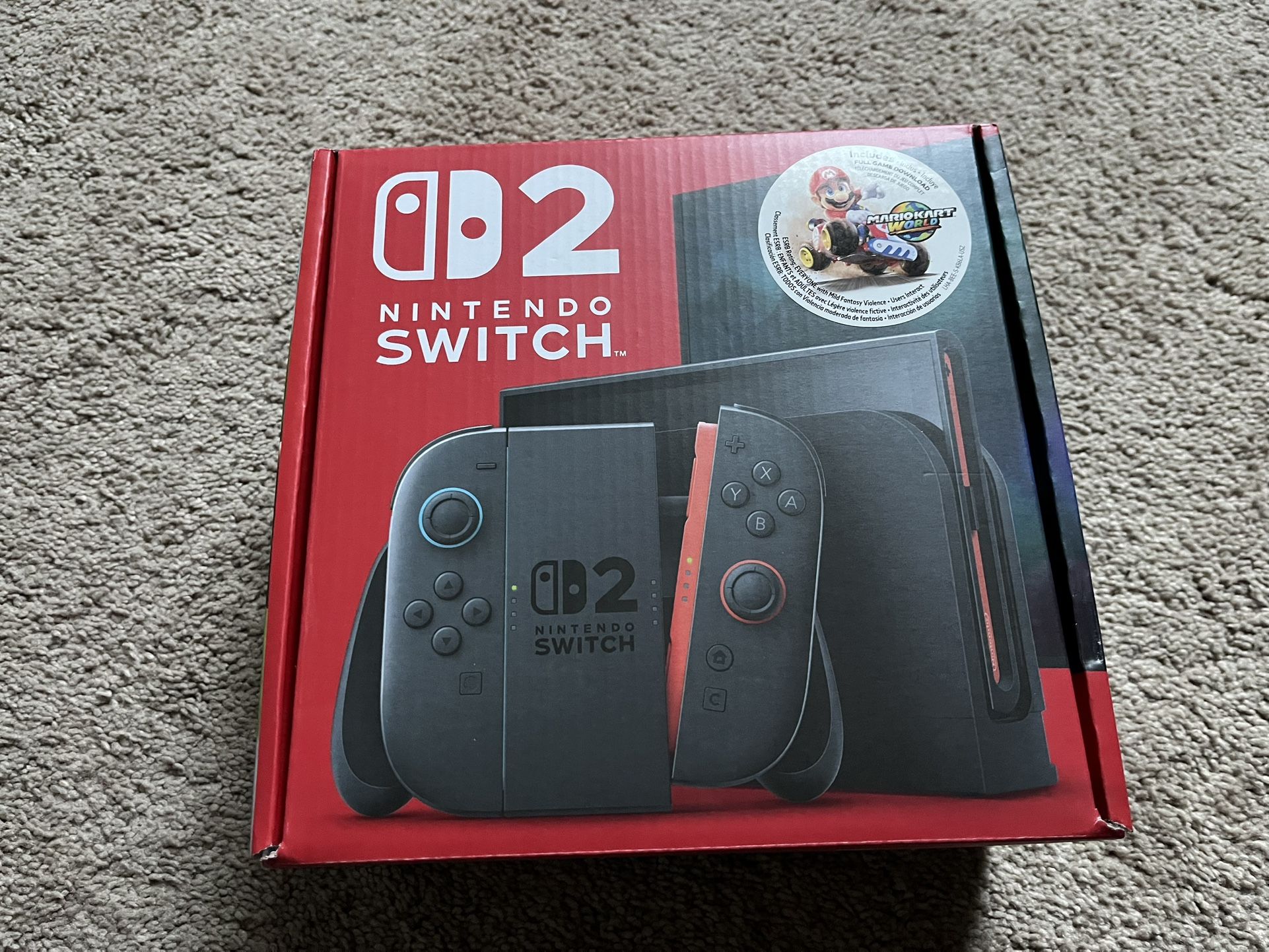 Nintendo Switch 2 Console Mario Kart Bundle Brand New