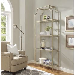 Bookshelf Whith Glass Shelves 