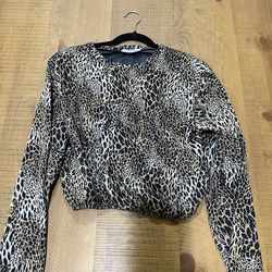 Zara Leopard shirt