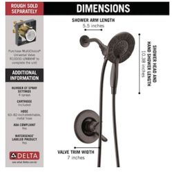 Bronze Shower Faucet
