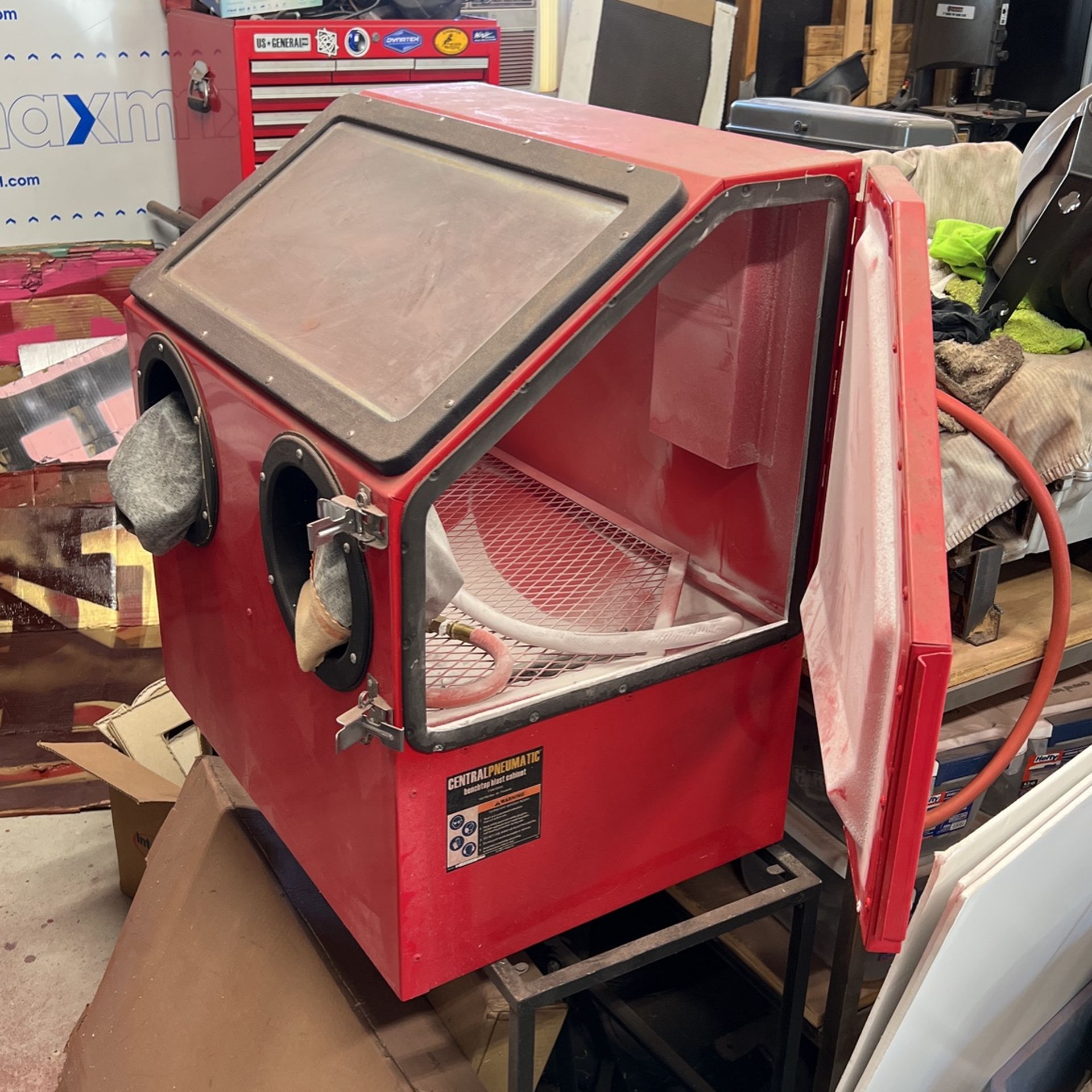 Harbor Freight Benchtop Sand Blast Cabinet With Media