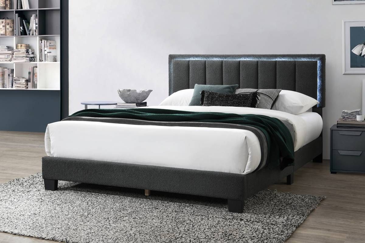 Brand New Platform LED Queen Size Bed Frame