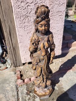 Kuan Yin Goddess Standing Statue