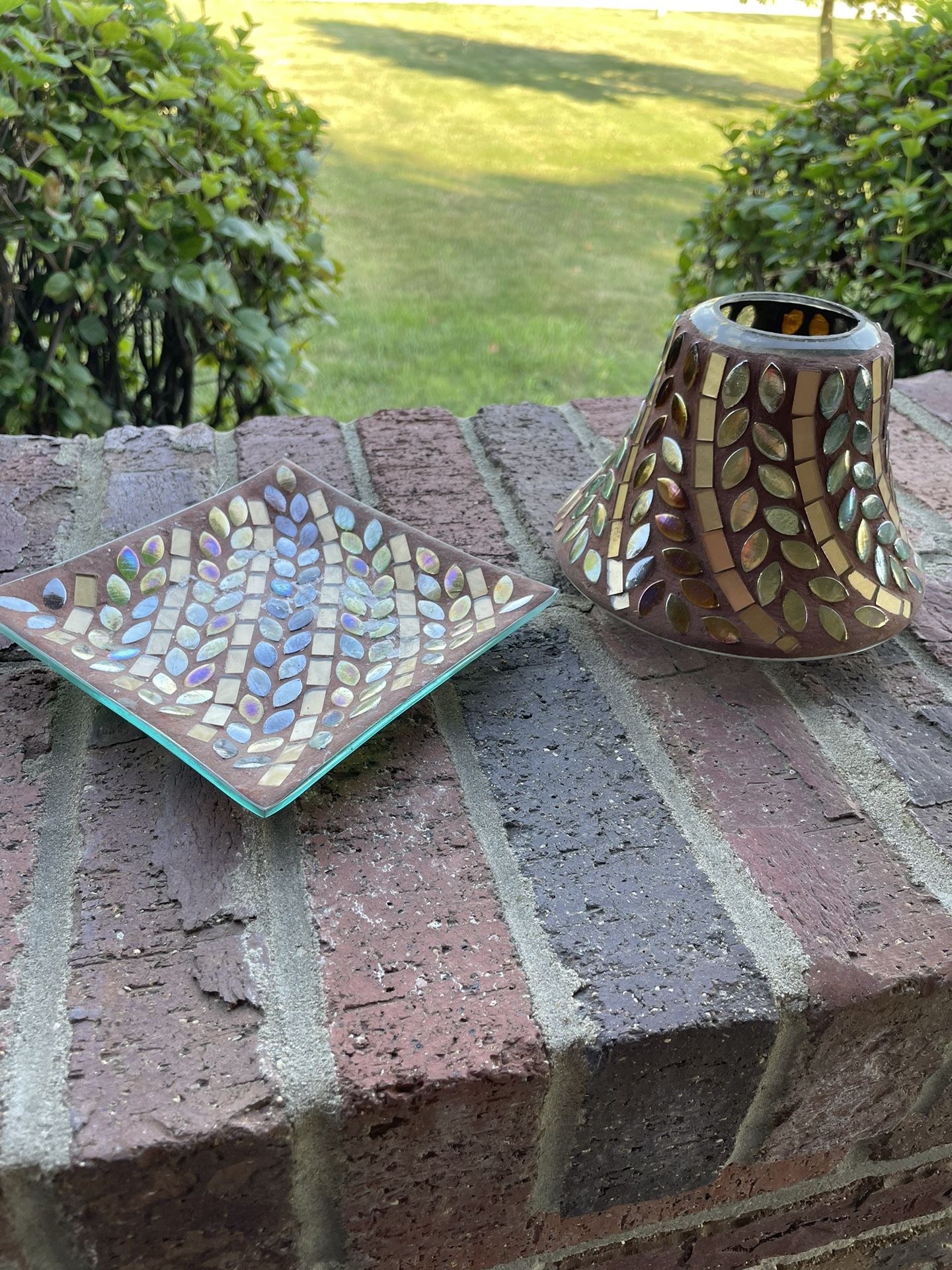 Yankee Candle Mosaic Shade And Base