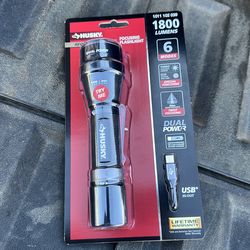 Husky FLASHLIGHT  LED Rechargeable