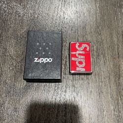 Supreme Swarovski Zippo Lighter Red FW20 Brand New