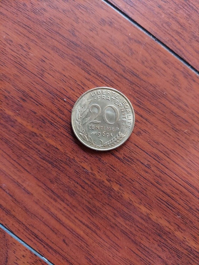 1969 Republique Francaise Coin