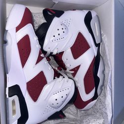 Air Jordan Carmine 6’s Size 9