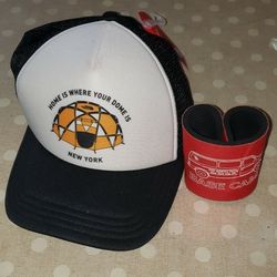 NORTH FACE NEW HAT & KOOZIE *Father's Day Gift 