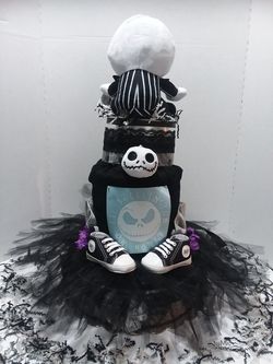Nightmare before christmas diaper cake discount