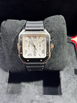 Cartier Santos WSSA0017 black steel