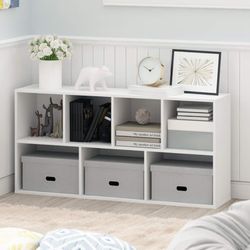 7 Cube Shelf In White Small - Like New