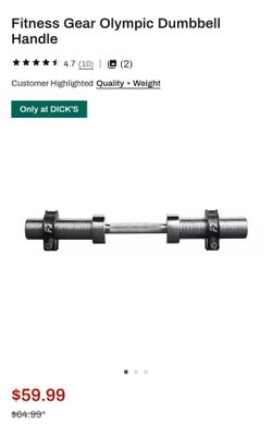Fitness Gear Olympic Dumbbell Handle