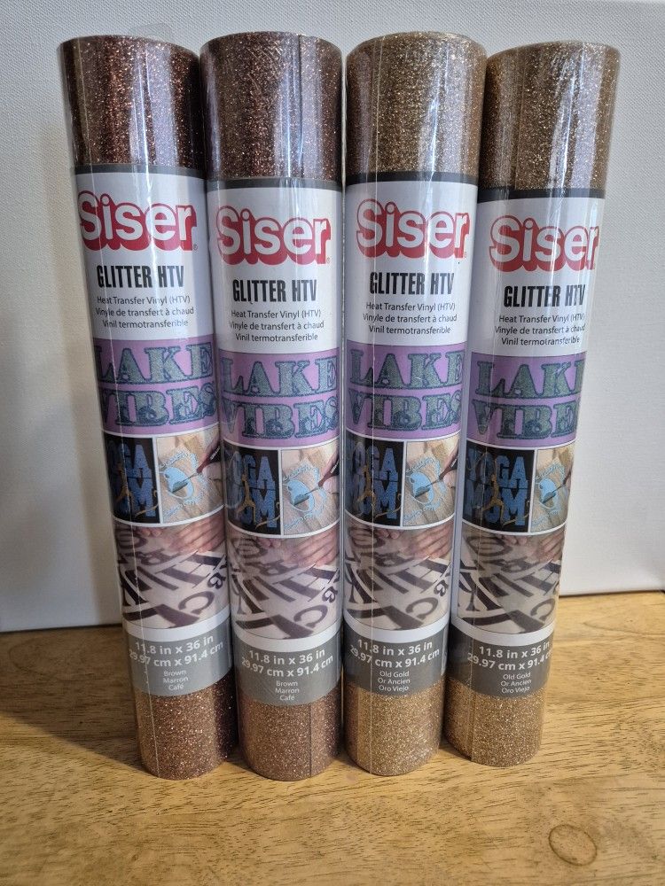 Siser Glitter, Heat Transfer Vinyl, Bundle (SGHTV1)