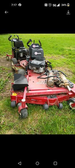 3- 60" exmark zero turn hydro walk behind