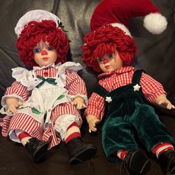 Christmas raggedy Ann And Andy 