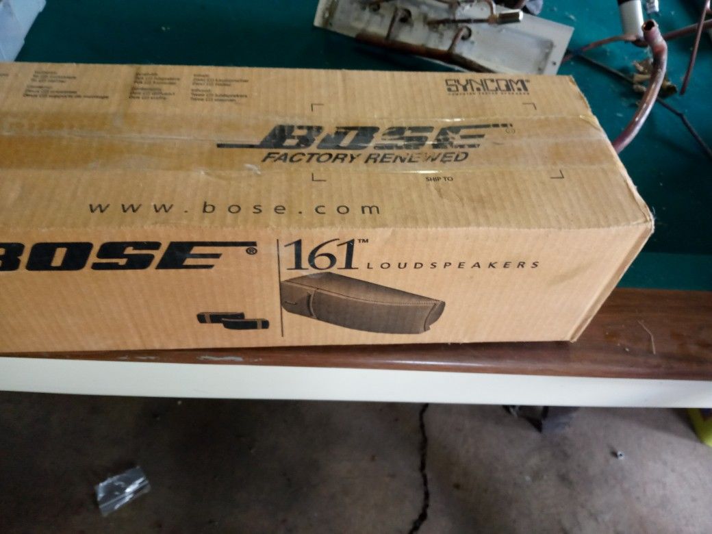 Bose 161 Loud Speakers Factory Renewed Sealed Box