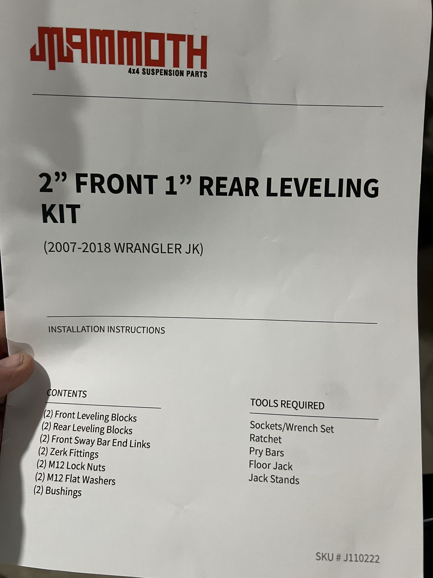 Leveling Kit