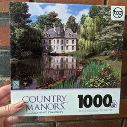 Country Manors Puzzle 1000 Pcs