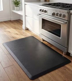 Black standing Kitchen Floor Mat