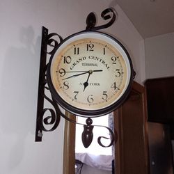 Two Sided Railroad Clock