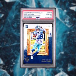 2020 CeeDee Lamb - Gridiron Kings GOLD /10 RC PSA 10