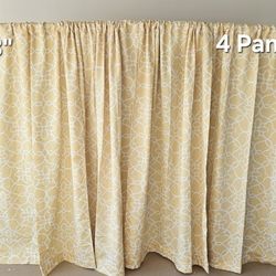 Room Darkening Curtains 63"