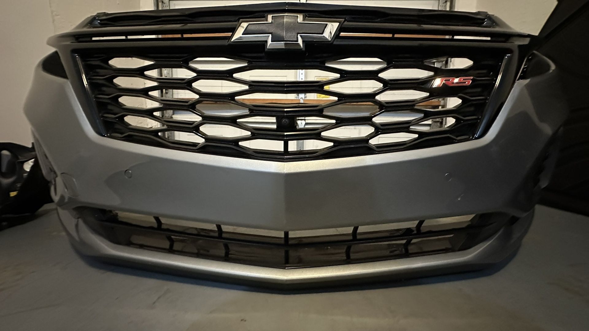 2022-2024 Chevy Equinox RS Front Bumper OEM Gray w/ Camera Fog Grille Sensors