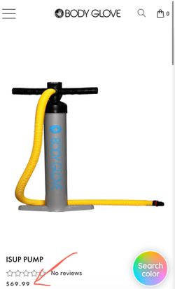 Body glove Air pump Manual - Paddle Board