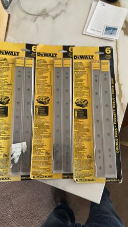 Dewalt 6 knives 2 sets off 3 for 13” planer brand new 45 dls each