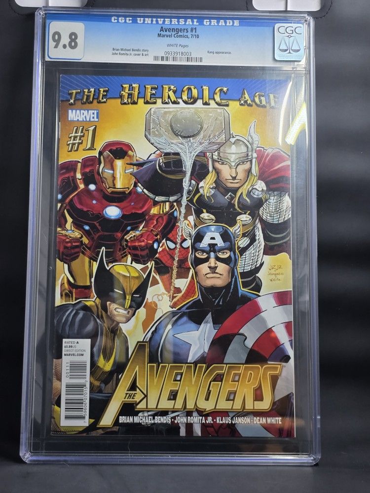 Avengers #1 The Heroic Age CGC 9.8 1st Azari Son Of T’Chala And Storm