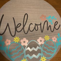 Easter Welcome Sign