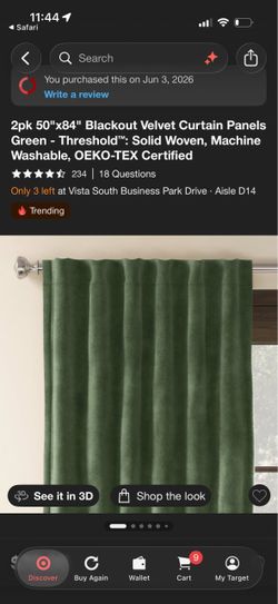 Threshold Blackout Curtains 2