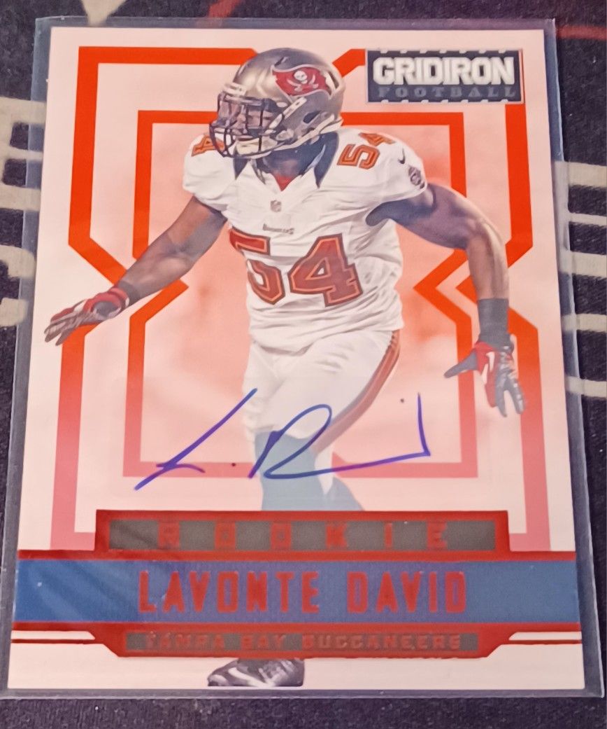 Lavonte David 62/499 Tampa Bay Buccaneers Autographed Signed 