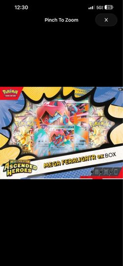 Ascended Heroes Mega Feraligator ex Box *Pokemon cards*