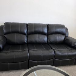 Leather sofa