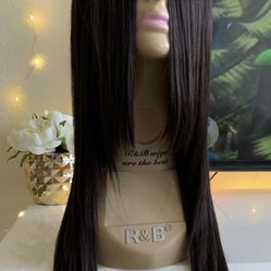 13x4 Hand Tied HD Lace Front Wig 24 Inches
