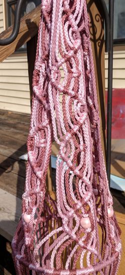 Pink and mauve hanger