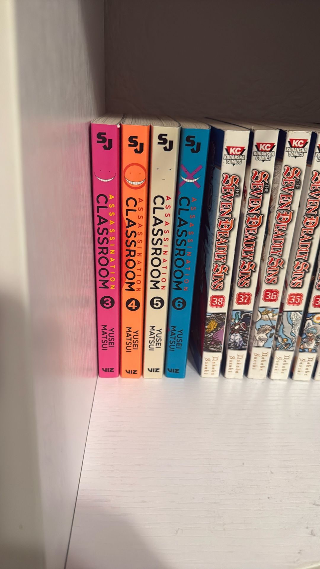 Assassination Classroom Manga Volumes 3-6