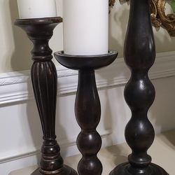 Tall Candle Holders With Candles, PICK UP IN EAST ORLANDO