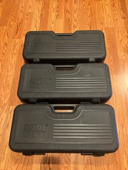 Rode Microphone Cases Lot of 3 Units from K2 Large Diaphragm Condenser Mics
