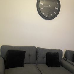 DARK GREY SECTIONAL COUCHES