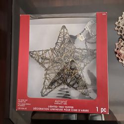 It’s A Brand New LIGHTED TREE TOPPER  ITS BRAND NEW NEVER BEEN USED MADE BY AShland