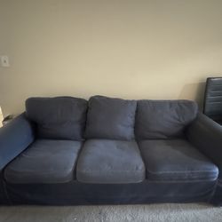 Blue Denim Couch 