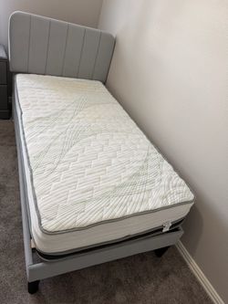 Twin Bed with Mattress